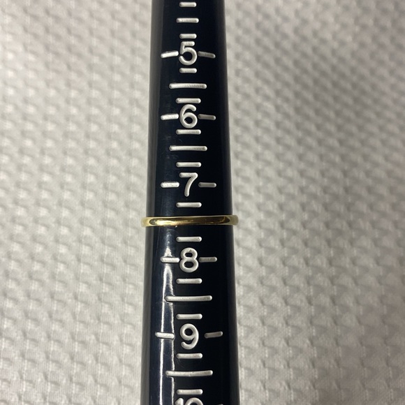 14K Yellow Gold Black and White Cultured Pearl Vertical Style Ring 7.5 - Picture 7 of 7